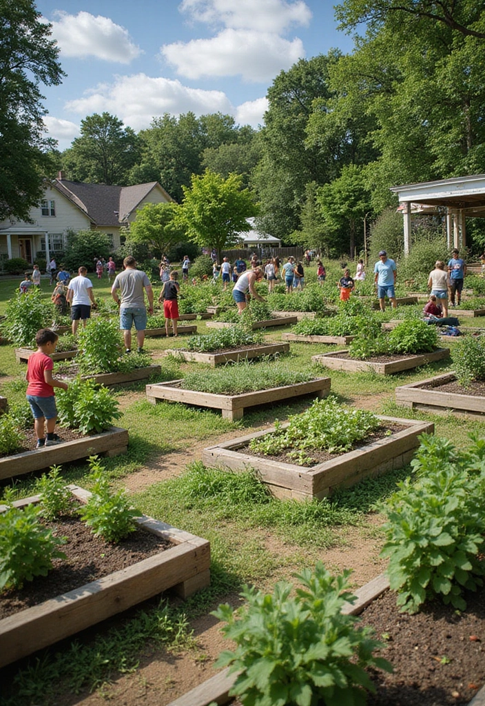 27 Raised Garden Beds Layouts for Modern Backyards - 24. The Community Garden Layout