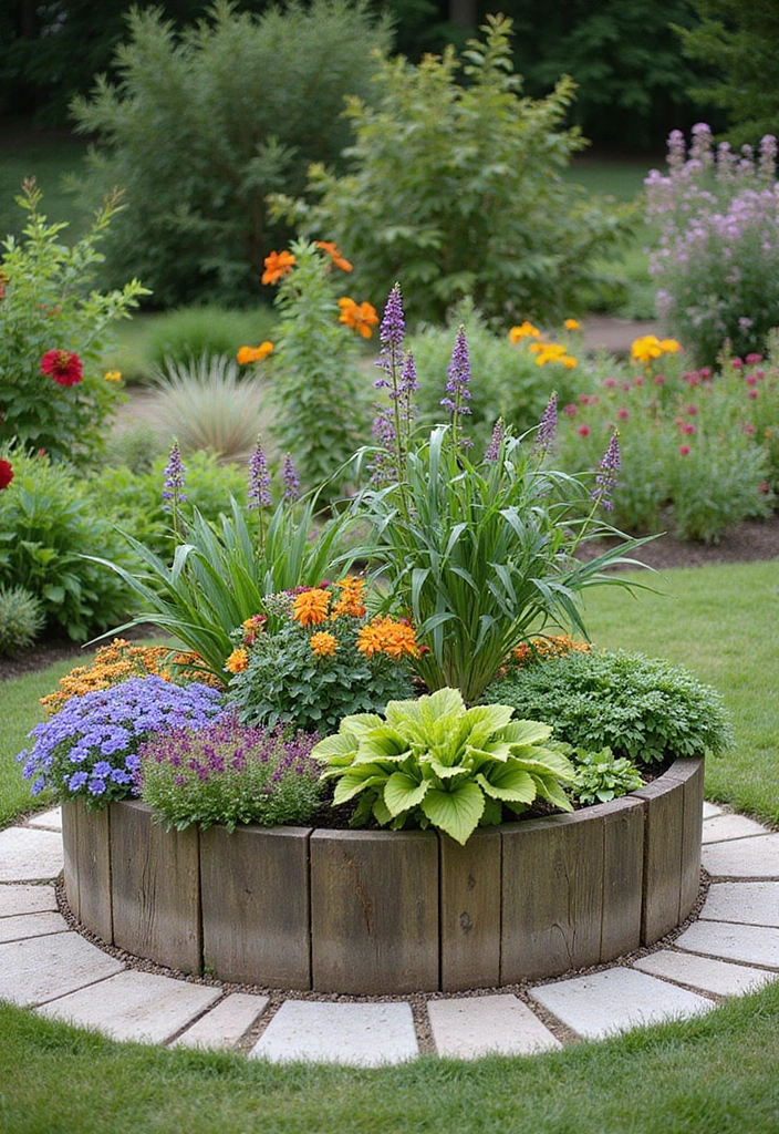 27 Raised Garden Beds Layouts for Modern Backyards - 3. Circular Raised Beds