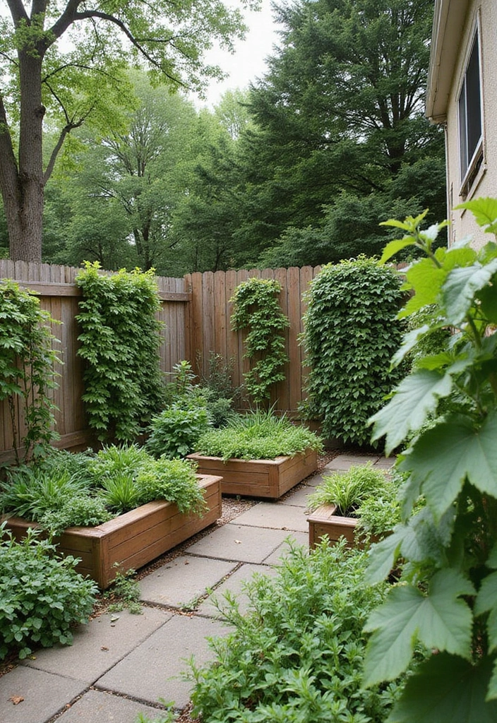 27 Raised Garden Beds Layouts for Modern Backyards - 9. Conserving Space with Vertical Gardens