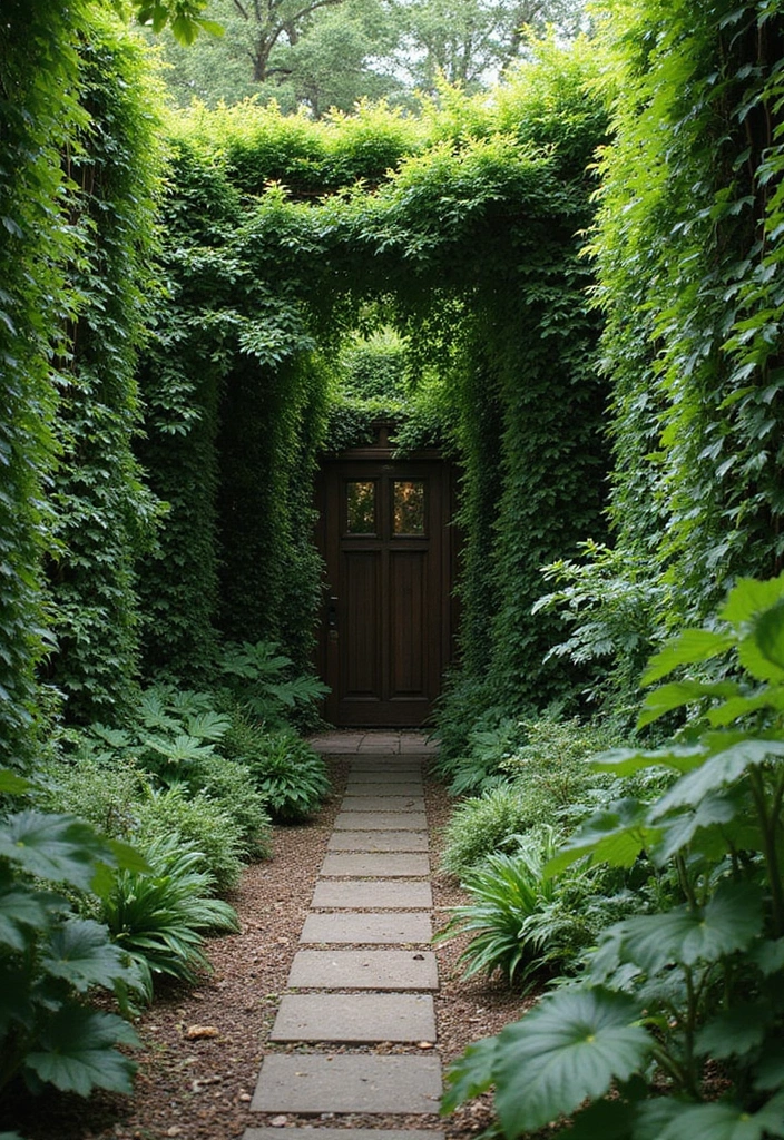 27 Secret Garden Aesthetic Tips for a Mystical Ambience - 14. Plant for Privacy