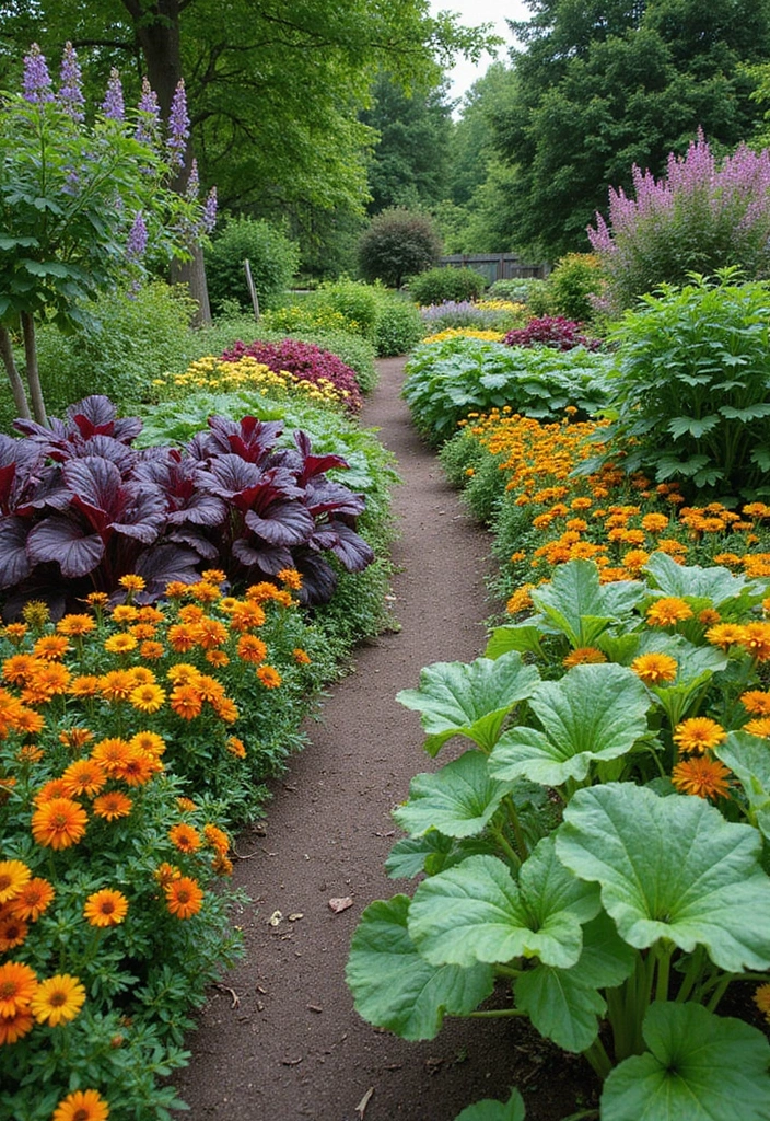 27 Secret Garden Aesthetic Tips for a Mystical Ambience - 16. Use Edibles as Ornamental Plants