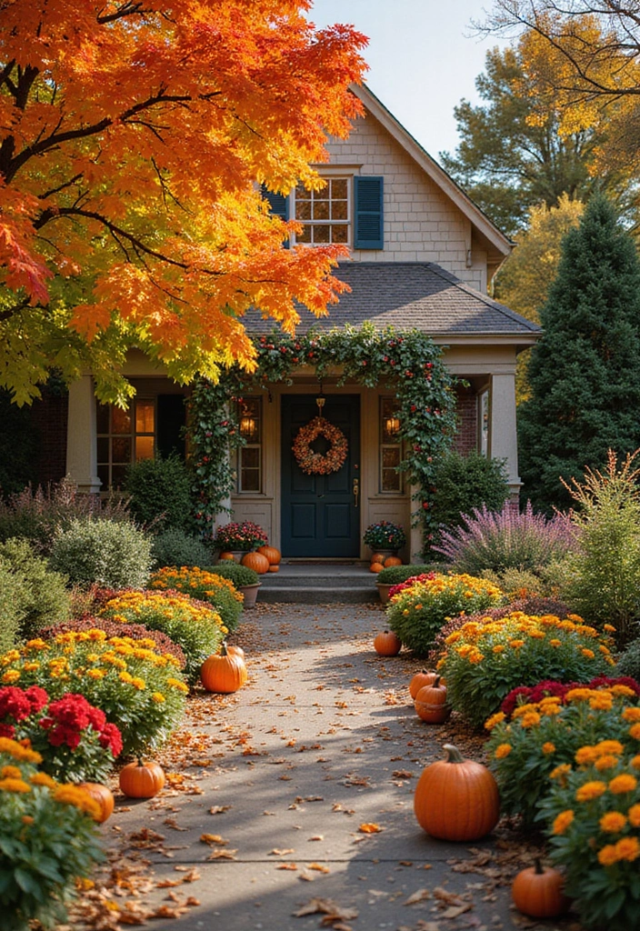 27 Secret Garden Aesthetic Tips for a Mystical Ambience - 19. Consider Seasonal Decorations