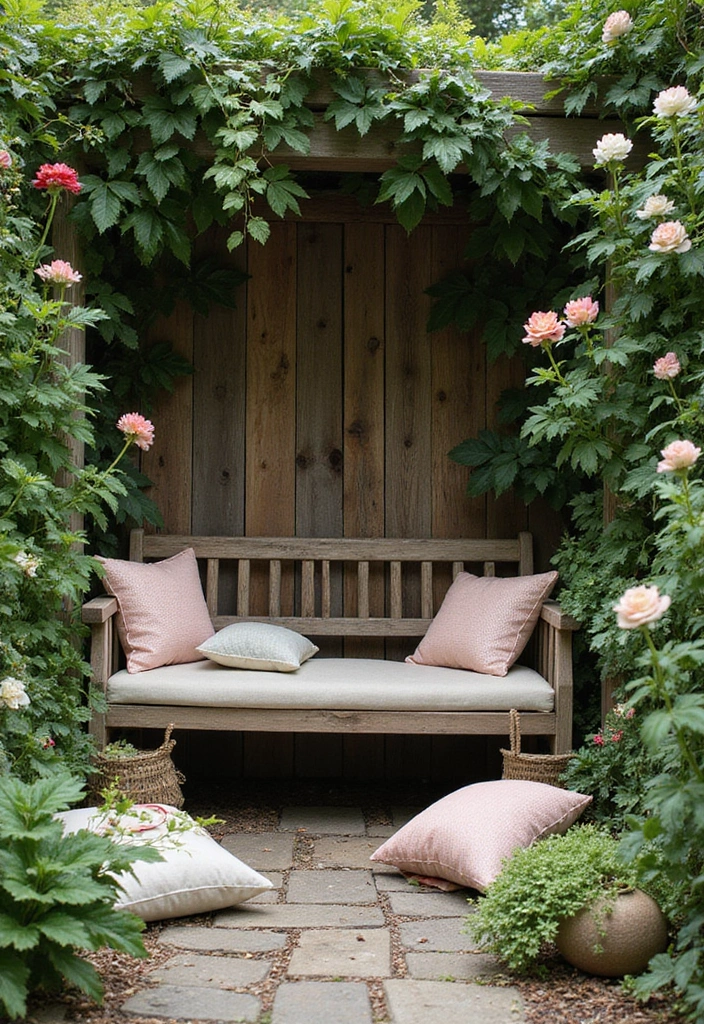 27 Secret Garden Aesthetic Tips for a Mystical Ambience - 2. Create Cozy Nooks