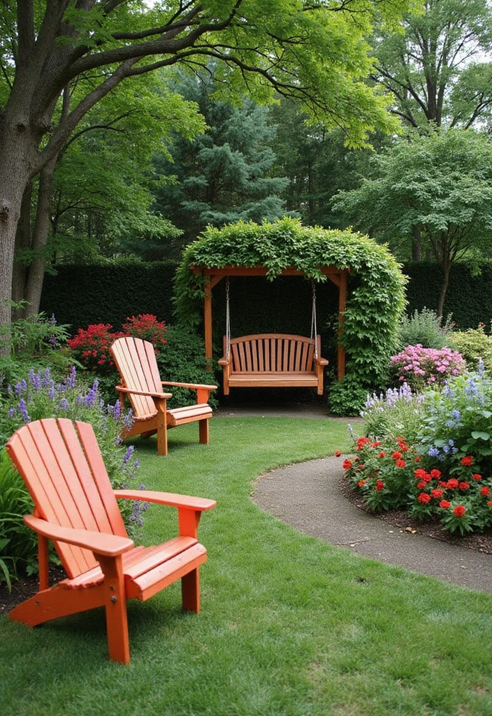 27 Secret Garden Aesthetic Tips for a Mystical Ambience - 8. Incorporate Abundant Seating
