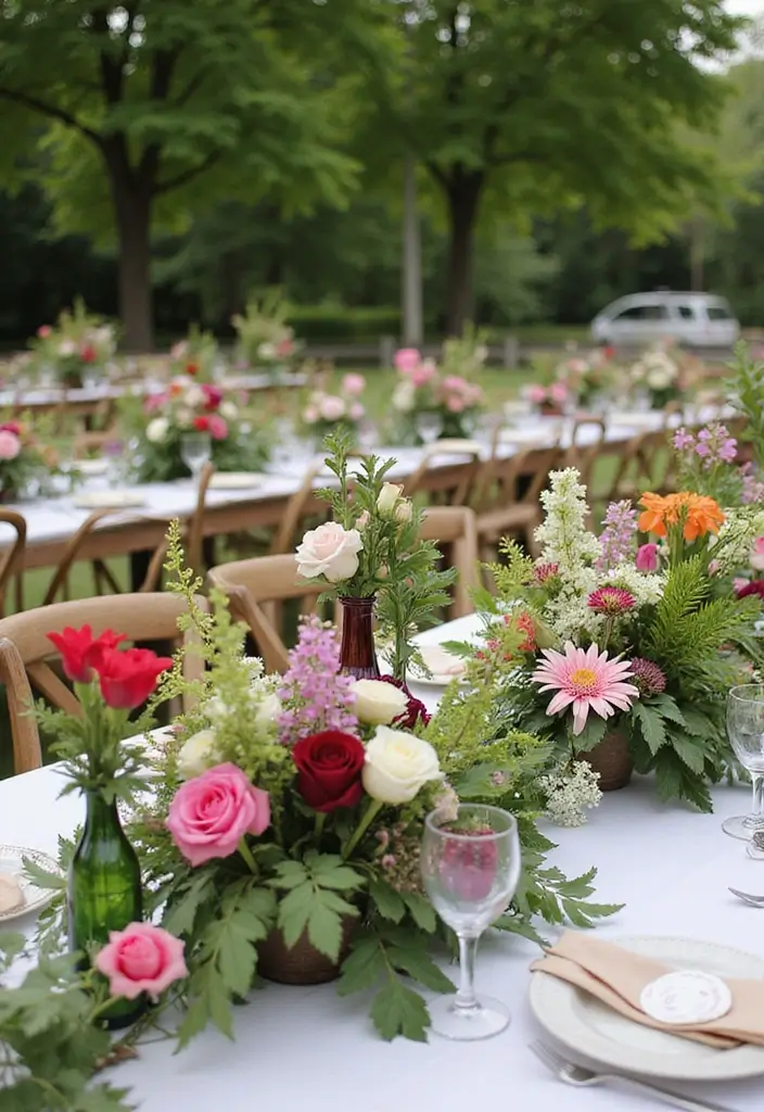 27 Stunning Garden Party Decorations to Elevate Your Event - 1. Whimsical Floral Centerpieces