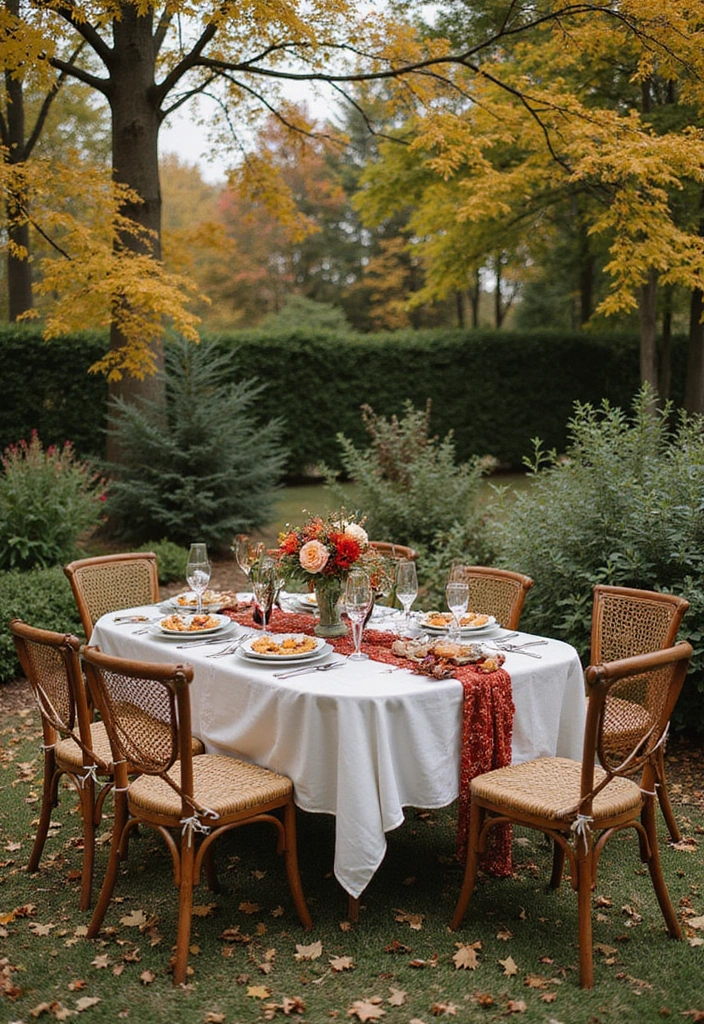 27 Stunning Garden Party Decorations to Elevate Your Event - 17. Seasonal Decorations