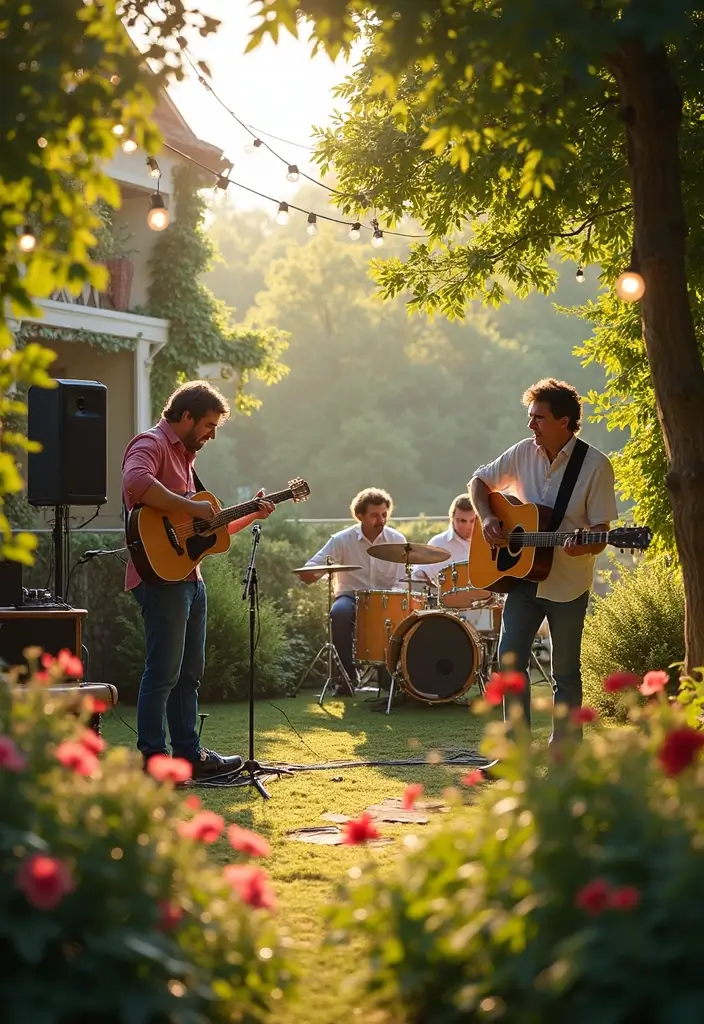 27 Stunning Garden Party Decorations to Elevate Your Event - 27. Themed Music Playlist