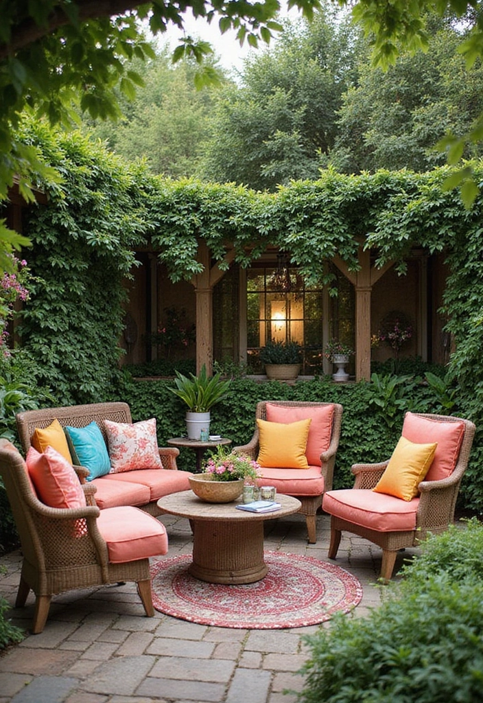 27 Stunning Garden Party Decorations to Elevate Your Event - 5. Cozy Seating Areas