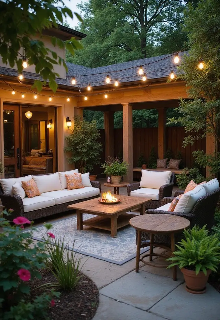 27 Stunning Modern Garden Design Ideas to Inspire Your Space - 14. Outdoor Living Spaces