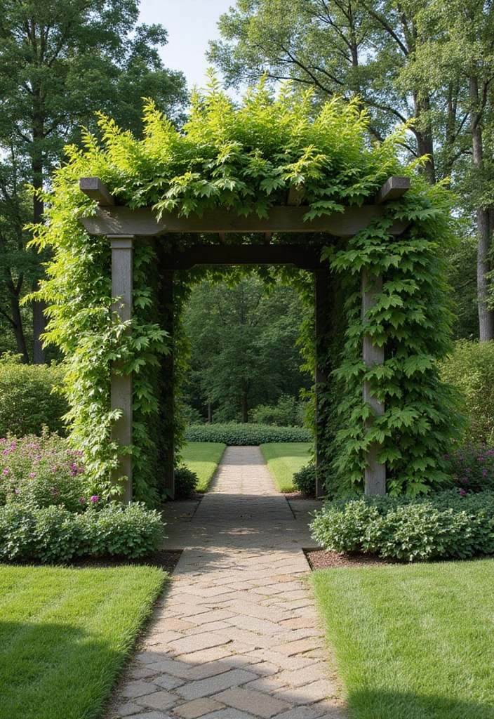 27 Stunning Modern Garden Design Ideas to Inspire Your Space - 15. Garden Arbors and Trellises
