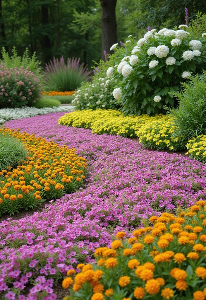 27 Stunning Modern Garden Design Ideas to Inspire Your Space - 16. Flowering Ground Covers