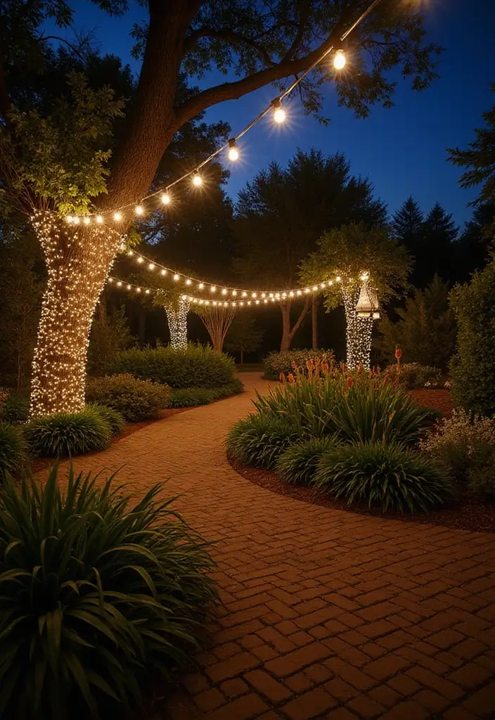 27 Stunning Modern Garden Design Ideas to Inspire Your Space - 20. Outdoor Lighting Features
