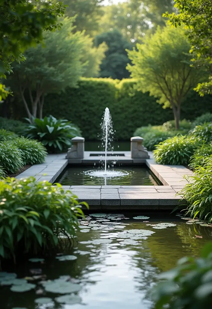 27 Stunning Modern Garden Design Ideas to Inspire Your Space - 6. Water Features
