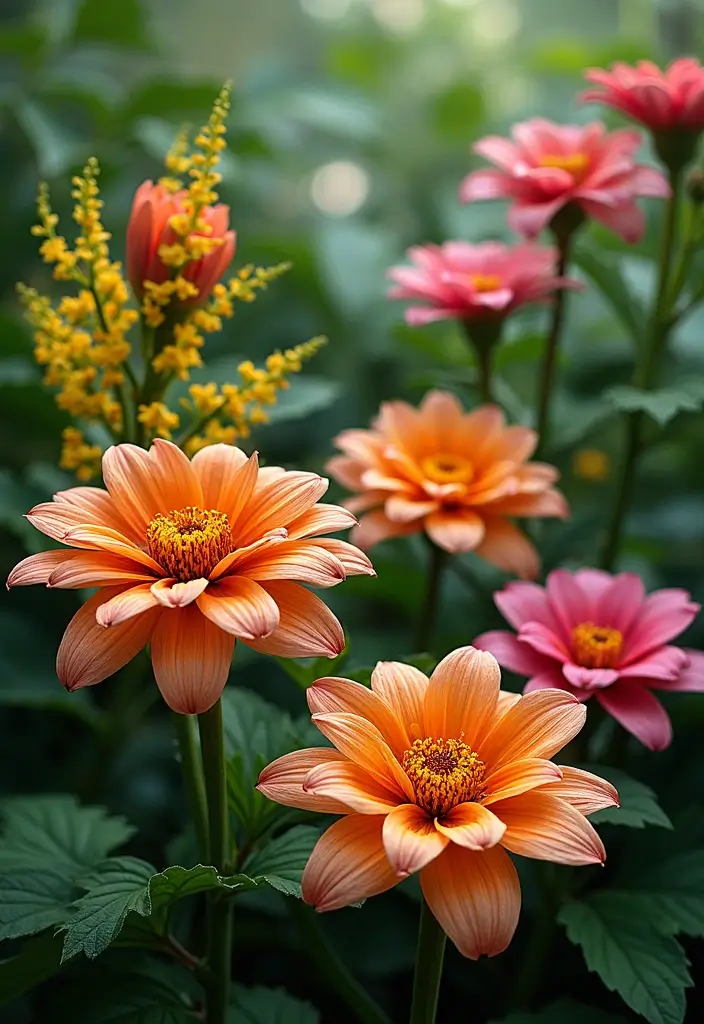 27 Vibrant Tropical Garden Design Ideas to Brighten Your Yard - 24. Seasonal Flower Rotations