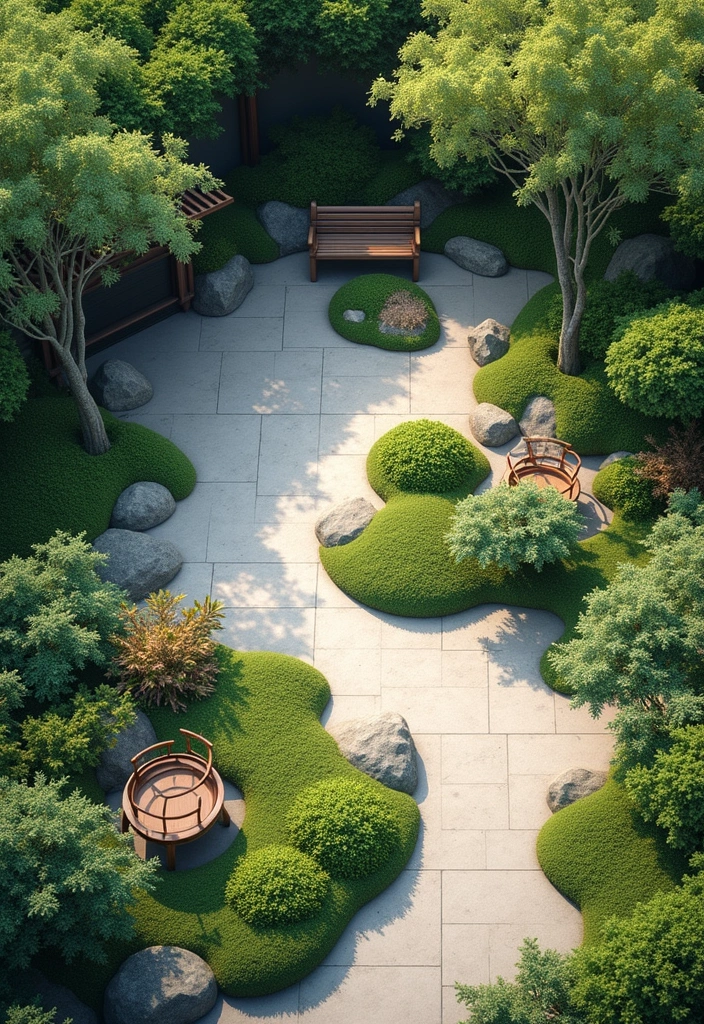 27 Zen Garden Design Principles for Serenity and Balance - 13. Zen Zones