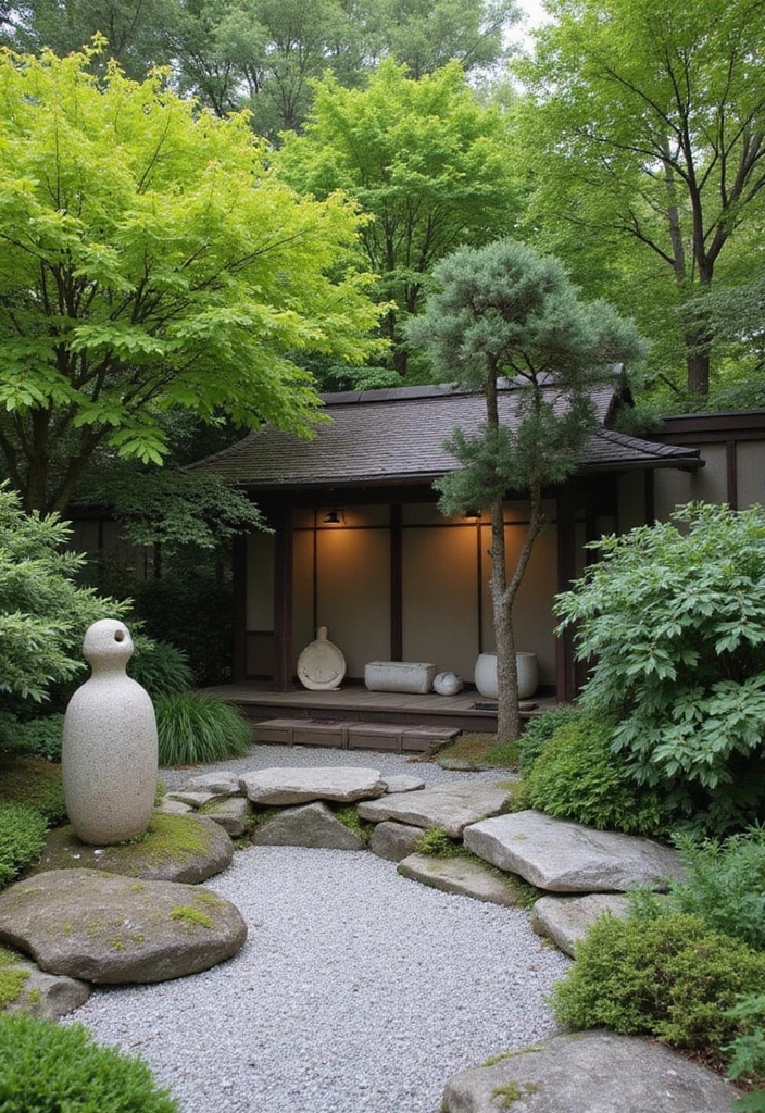 27 Zen Garden Design Principles for Serenity and Balance - 20. Element of Surprise
