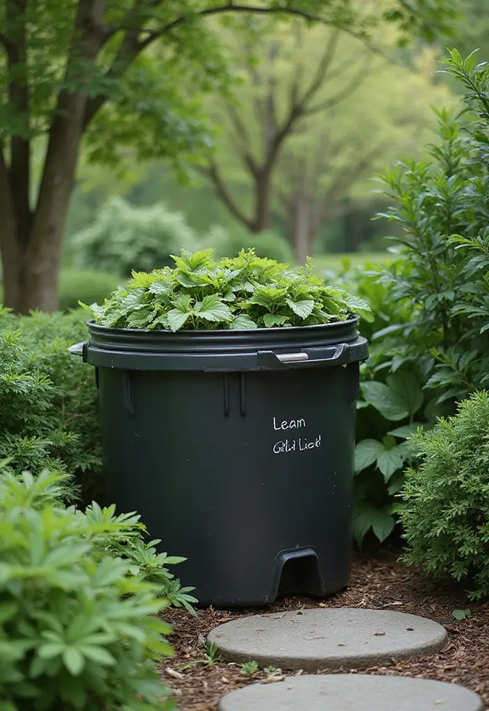 27 Zen Garden Design Principles for Serenity and Balance - 5. Organic Waste Management