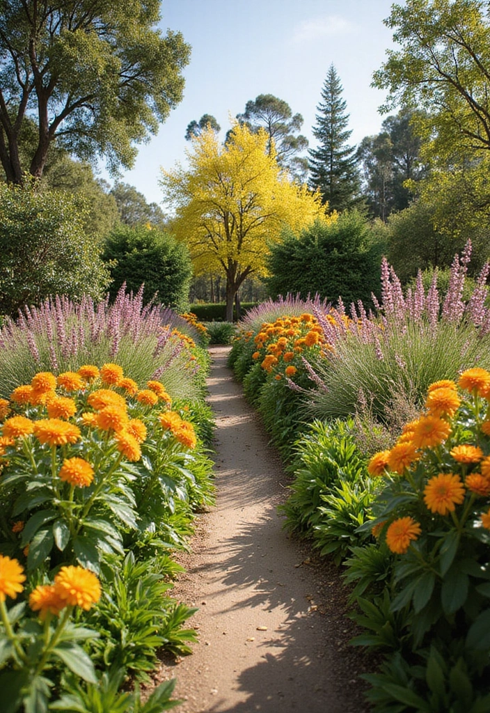 28 Australian Native Garden Design Ideas to Celebrate Local Flora - 17. Garden for Pollinators
