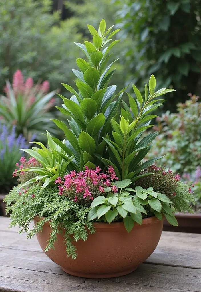 28 Australian Native Garden Design Ideas to Celebrate Local Flora - 19. Container Gardens