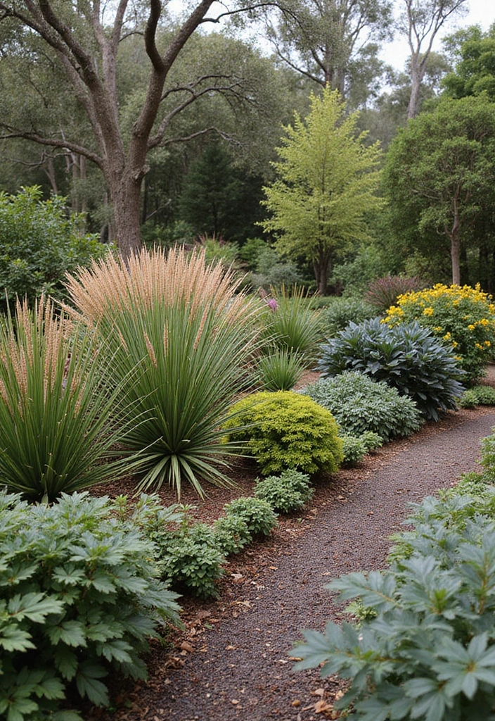 28 Australian Native Garden Design Ideas to Celebrate Local Flora - 22. Winter Interest Gardens