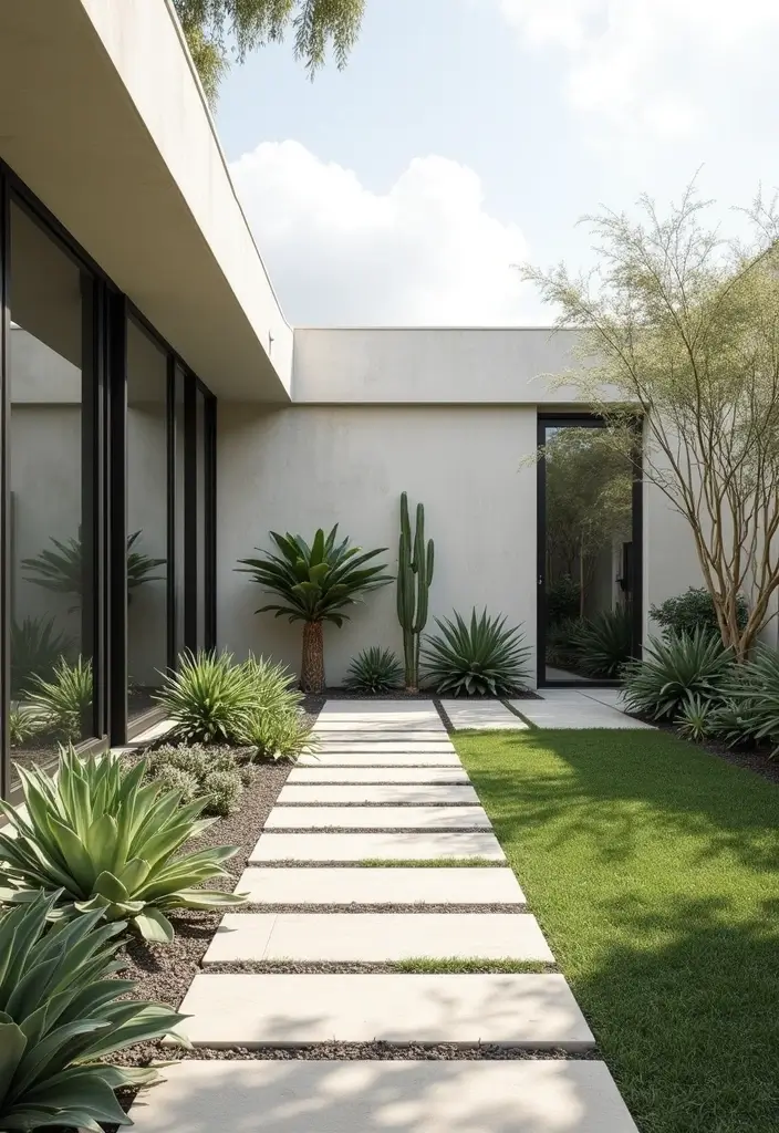 28 Australian Native Garden Design Ideas to Celebrate Local Flora - 24. Minimalist Native Garden