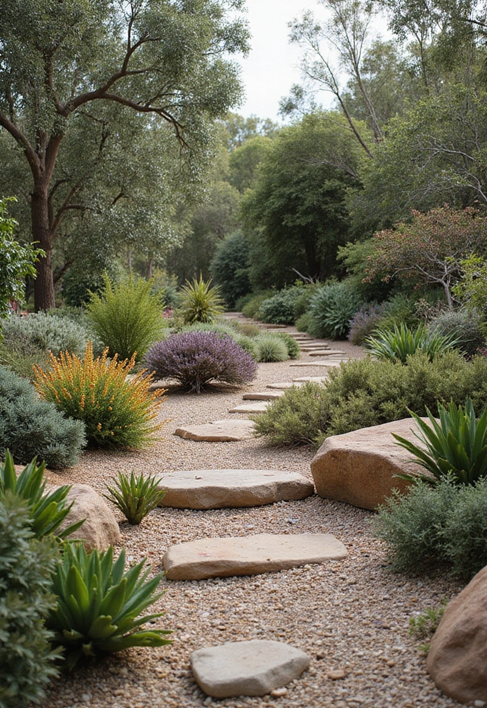 28 Australian Native Garden Design Ideas to Celebrate Local Flora - 3. Rock Gardens
