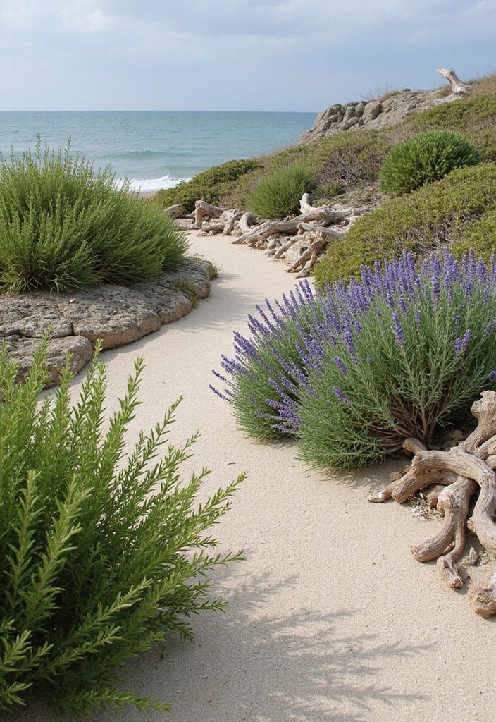 28 Australian Native Garden Design Ideas to Celebrate Local Flora - 6. Coastal Garden