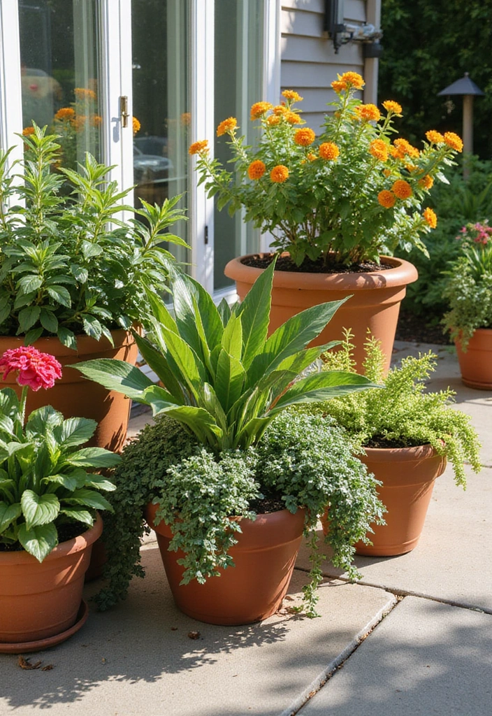 28 Classic Garden Design Ideas That Never Go Out of Style - 11. Container Gardening