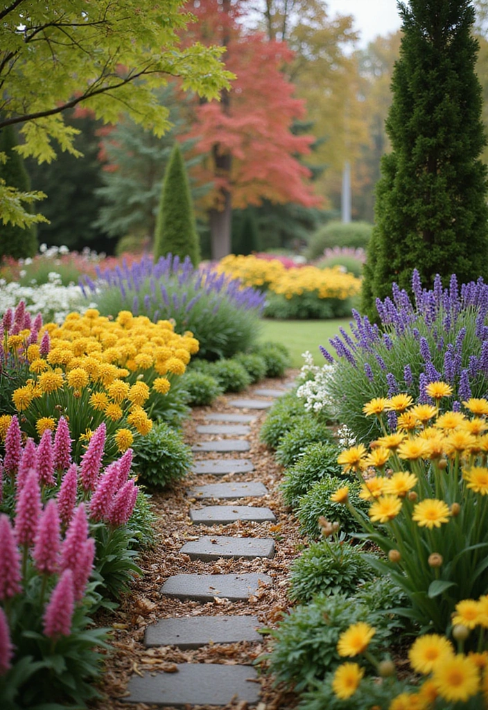 28 Classic Garden Design Ideas That Never Go Out of Style - 14. Seasonal Color Schemes