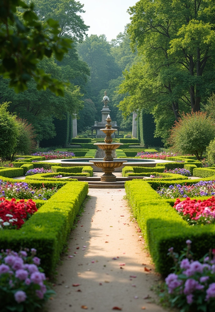 28 Classic Garden Design Ideas That Never Go Out of Style - 2. Formal Symmetry