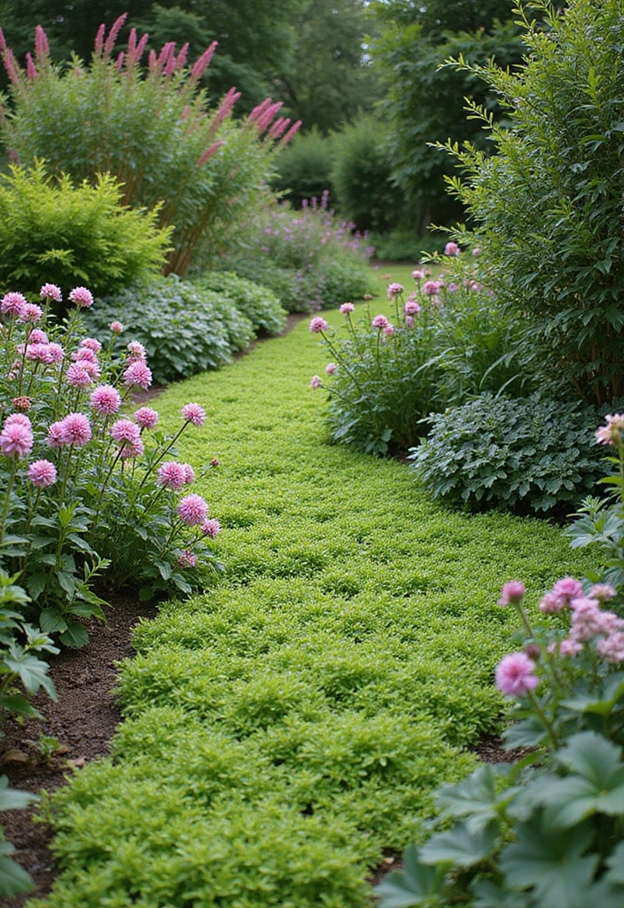 28 Cottage Garden Design Tips to Create a Cozy Retreat - 18. Use Ground Covers