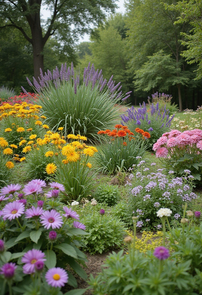 28 Cottage Garden Design Tips to Create a Cozy Retreat - 9. Plan for Year-Round Interest