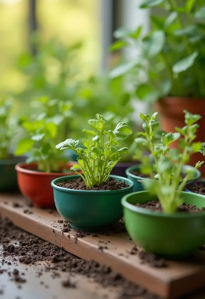 28 Creative Garden Birthday Party Tips for Kids and Adults - 26. Mini-Garden Creation