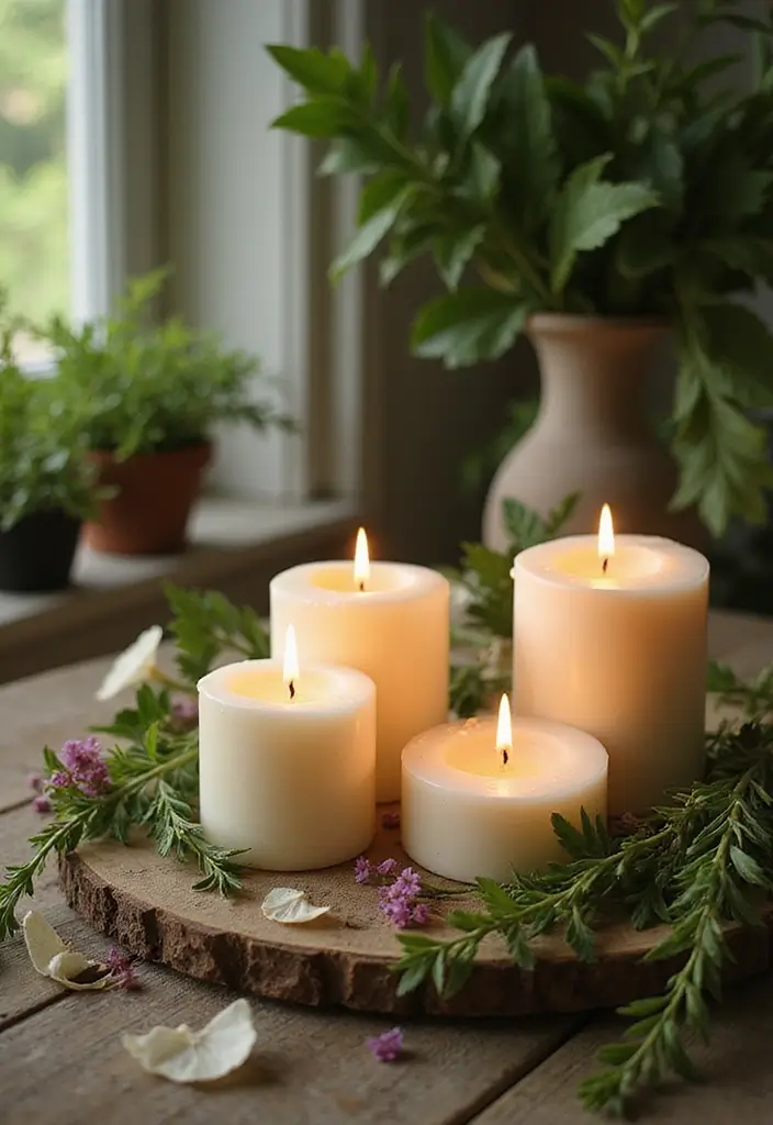 28 Creative Garden Birthday Party Tips for Kids and Adults - 27. Garden-Scented Candles
