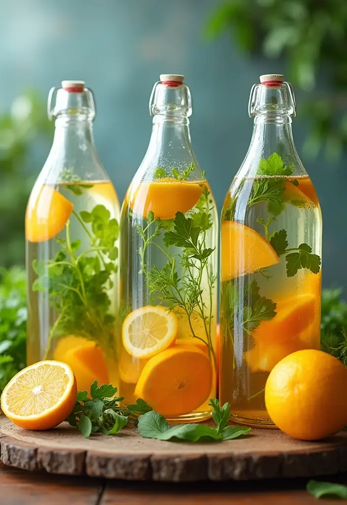 28 Creative Garden Birthday Party Tips for Kids and Adults - 4. Herb Infused Water Station