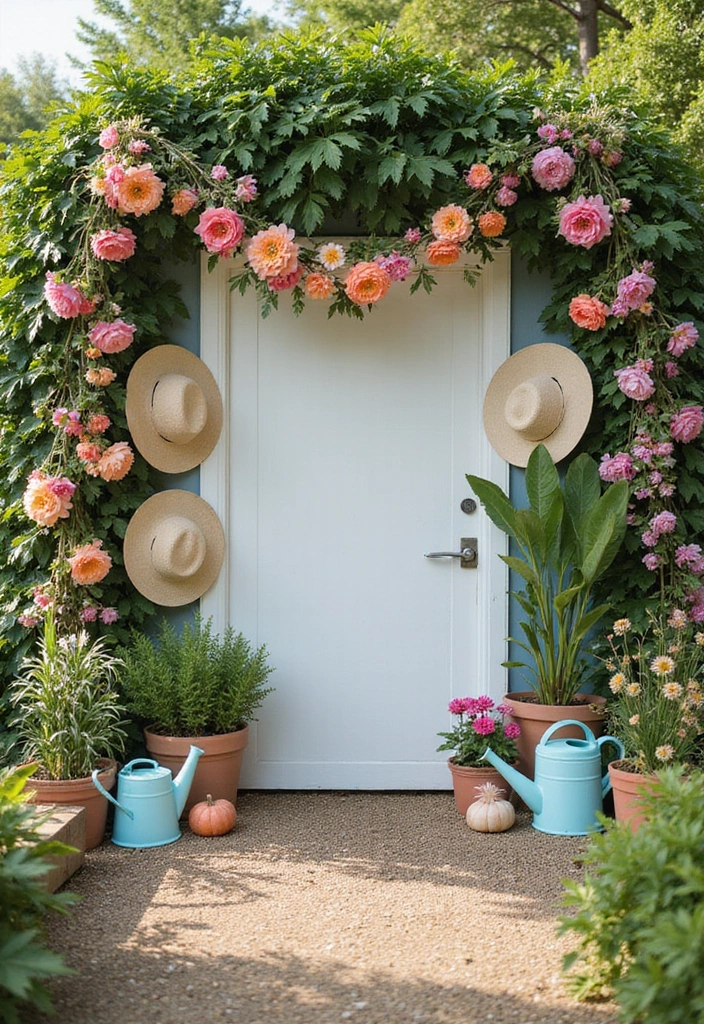 28 Creative Garden Birthday Party Tips for Kids and Adults - 8. Garden Photography Corner