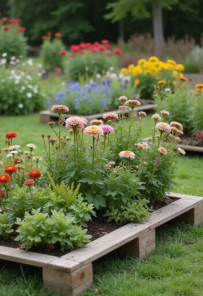 28 Garden Border Ideas to Define Your Landscape - 1. Wooden Palette Borders