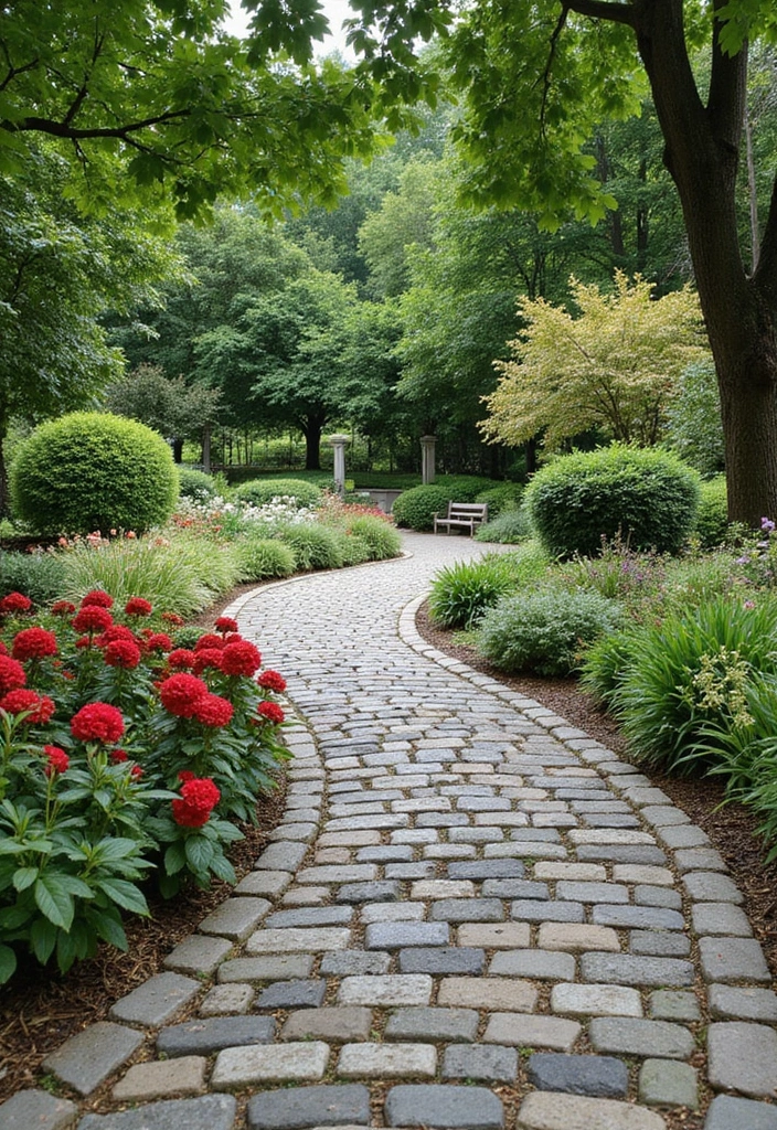 28 Garden Border Ideas to Define Your Landscape - 10. Cobblestone Borders