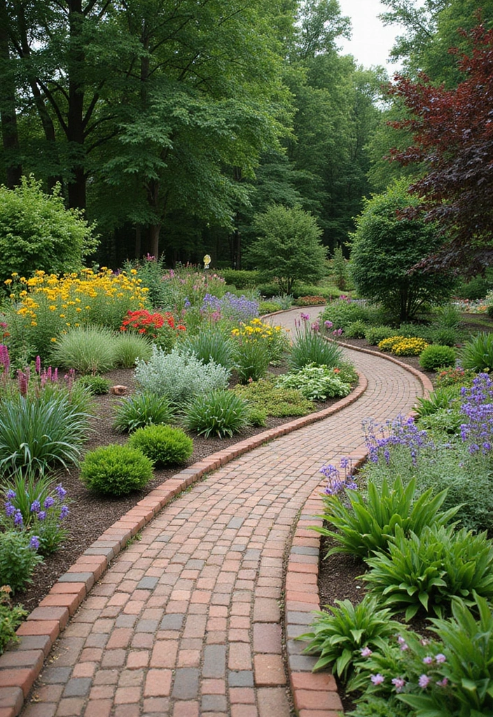 28 Garden Border Ideas to Define Your Landscape - 2. Brick Edging