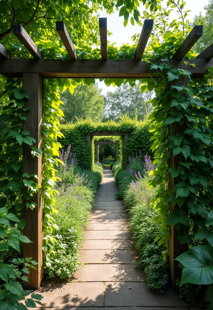 28 Garden Border Ideas to Define Your Landscape - 22. Vertical Garden Borders