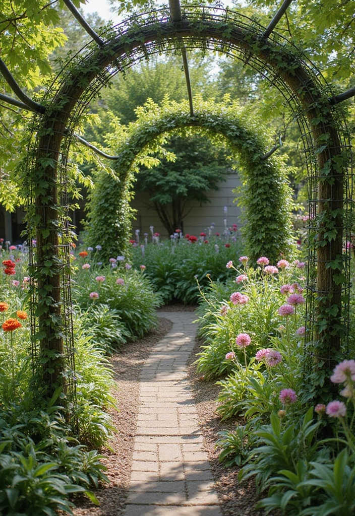 28 Garden Border Ideas to Define Your Landscape - 7. Wire Fencing Borders