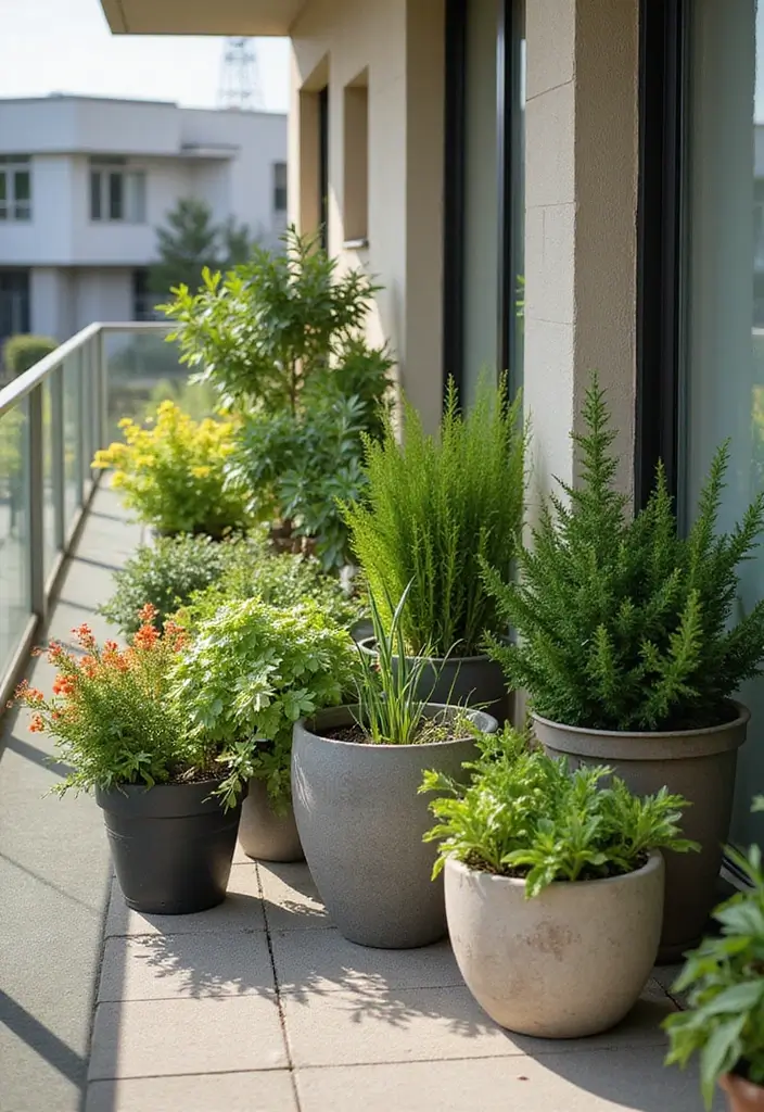 28 Garden Design Layout Examples for Stunning Outdoor Spaces - 11. The Modern Container Garden