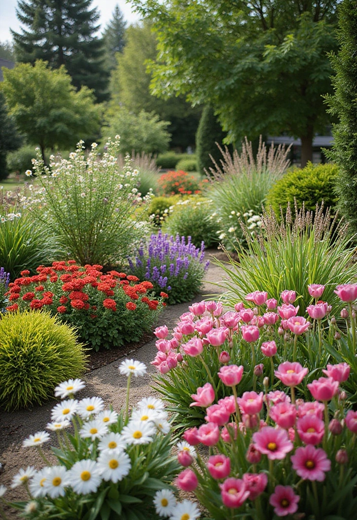 28 Garden Design Layout Examples for Stunning Outdoor Spaces - 20. The Seasonal Garden