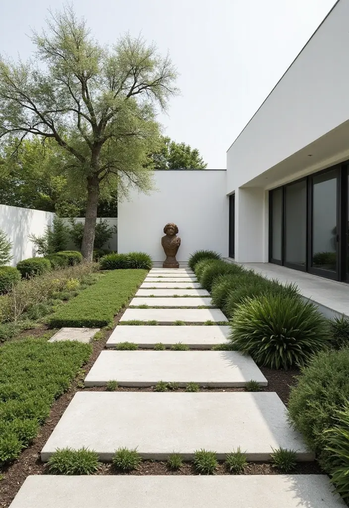28 Garden Design Layout Examples for Stunning Outdoor Spaces - 6. The Modern Minimalist Garden