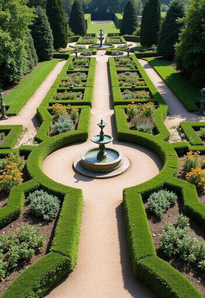 28 Garden Design Layout Examples for Stunning Outdoor Spaces - 8. The Formal Garden