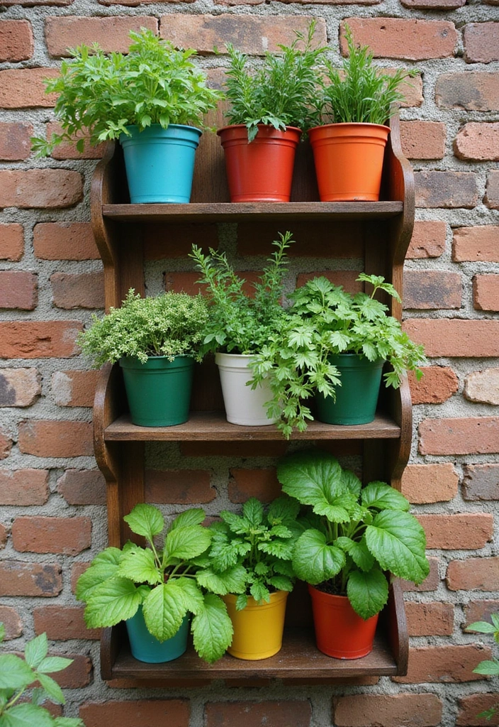 28 Garden of Eden Inspirations for a Paradise in Your Backyard - 1. Wall-Mounted Herb Garden
