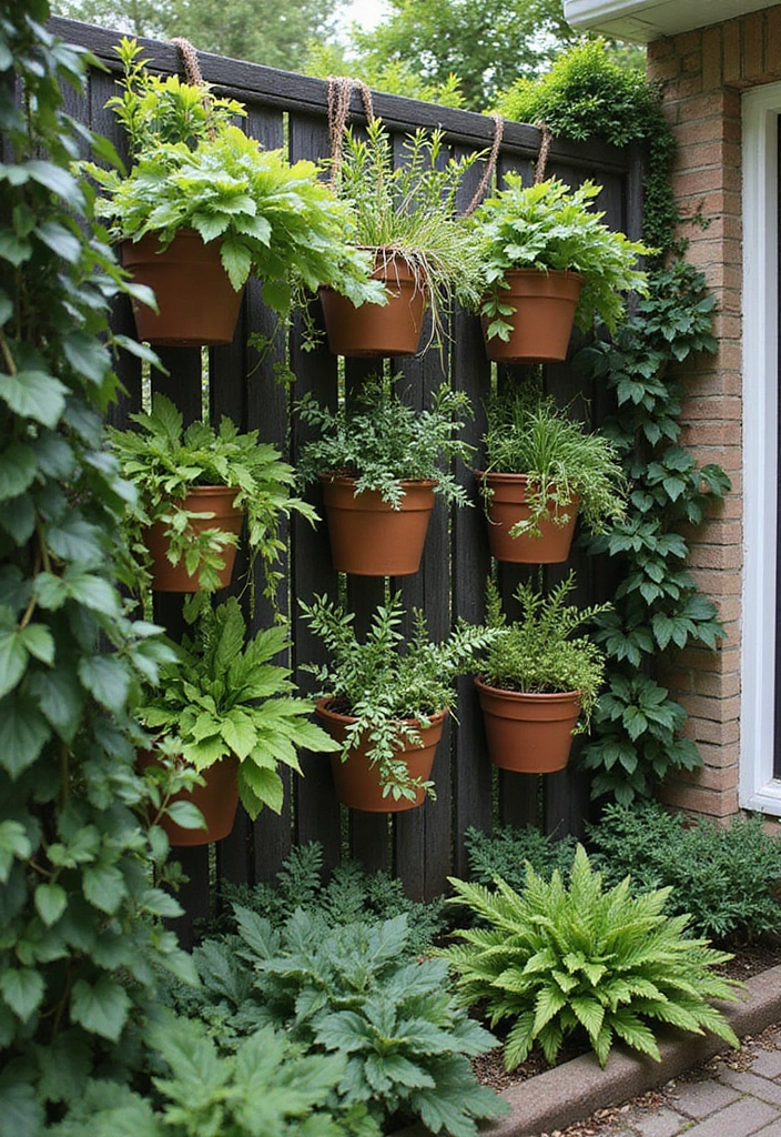 28 Garden of Eden Inspirations for a Paradise in Your Backyard - 15. Vertical Fence Gardens
