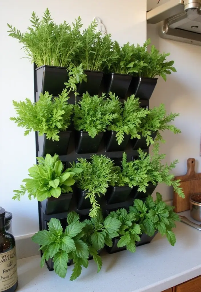 28 Garden of Eden Inspirations for a Paradise in Your Backyard - 16. Indoor Vertical Herb Garden Kits