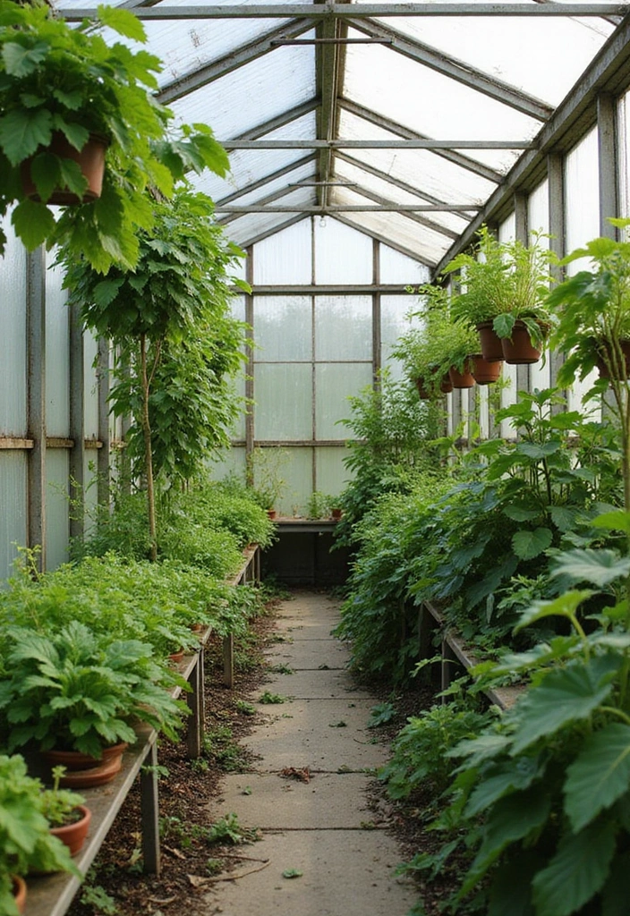 28 Garden of Eden Inspirations for a Paradise in Your Backyard - 20. Vertical Greenhouse Garden