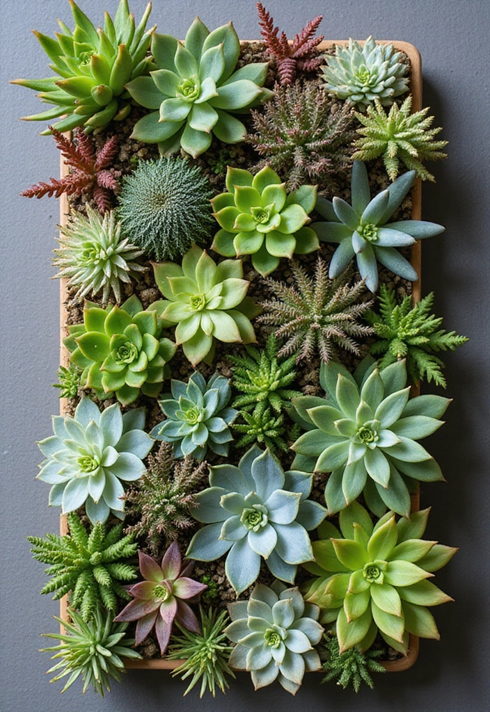 28 Garden of Eden Inspirations for a Paradise in Your Backyard - 21. Vertical Succulent Gardens